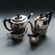 SHEFFIELD SILVER-PLATED TEA AND COFFEE SET, 1950s