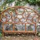 Vintage 1970s bamboo rattan headboard L166