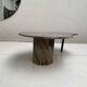 Table basse en marbre de Carrare forme organique