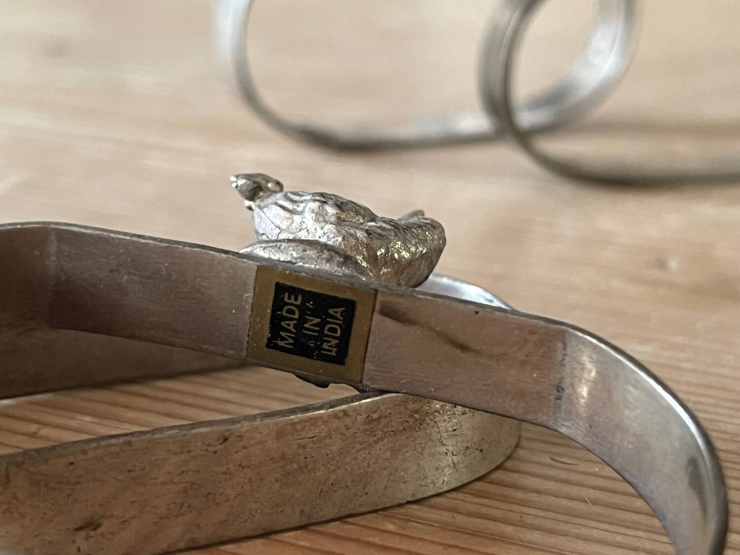 Animal motif napkin rings