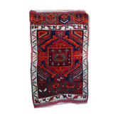 Old Turkish carpet Yastik handmade 61cm x 110cm 1890s