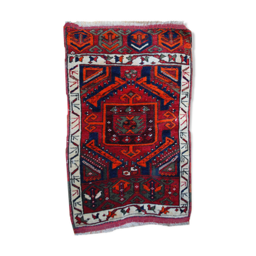 Old Turkish carpet Yastik handmade 61cm x 110cm 1890s