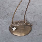 Lampadaire en laiton français du milieu du siècle