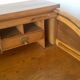 American desk with oak curtain