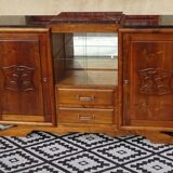 Walnut sideboard with moustache legs