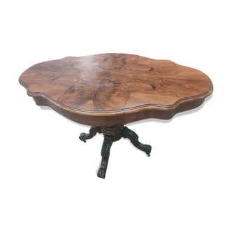 Walnut violin table