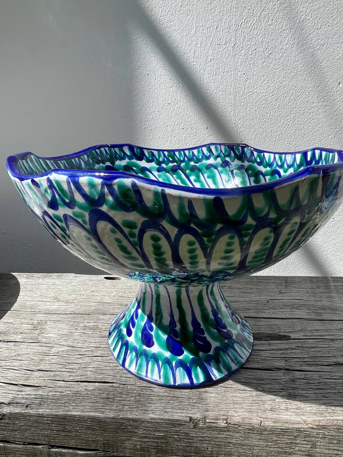 Fajalauza ceramic fruit bowl