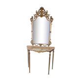 Ensemble miroir et console