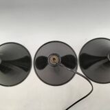 Enameled sheet metal pendant lights