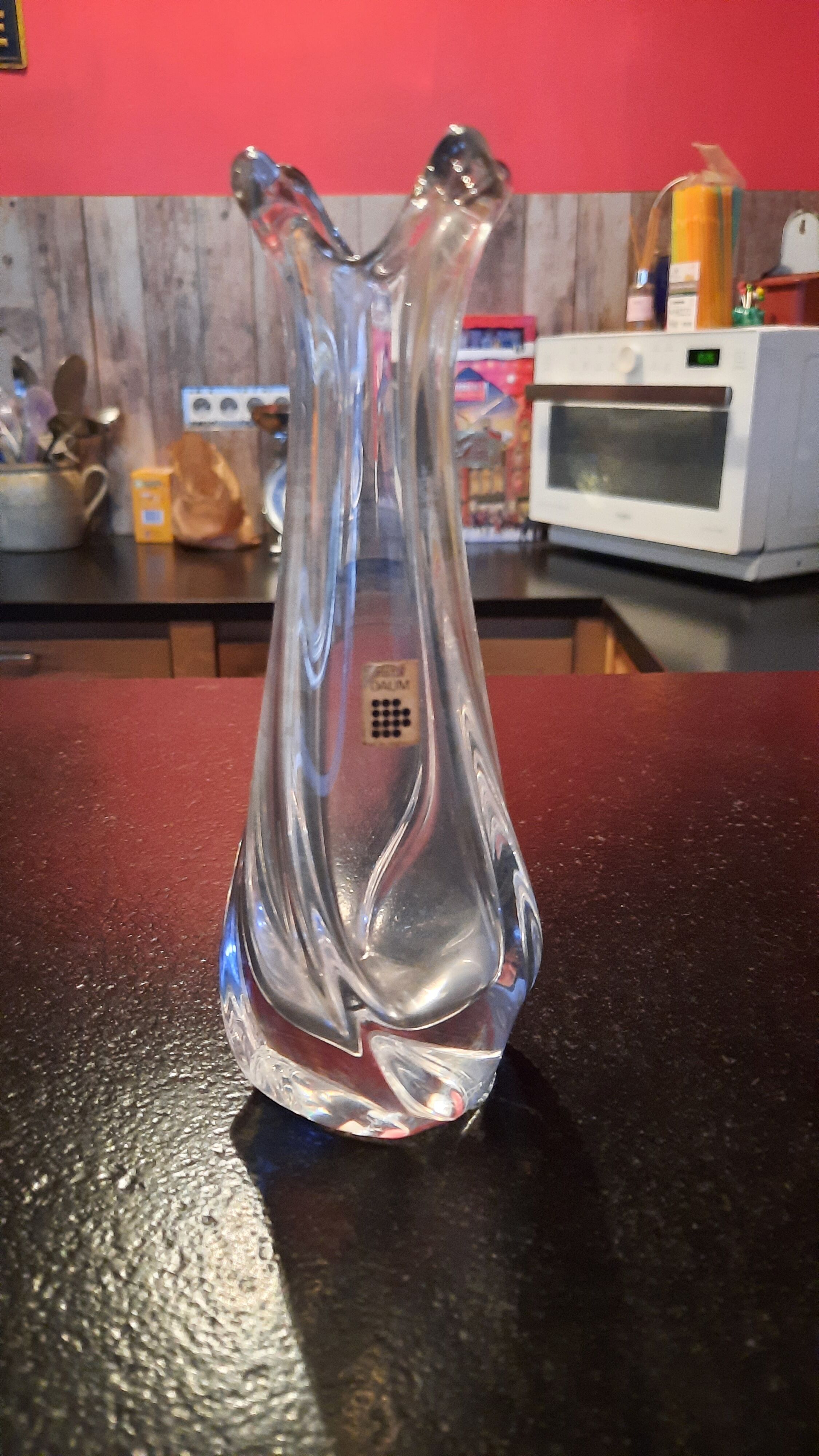 Vase solifleur Daum france