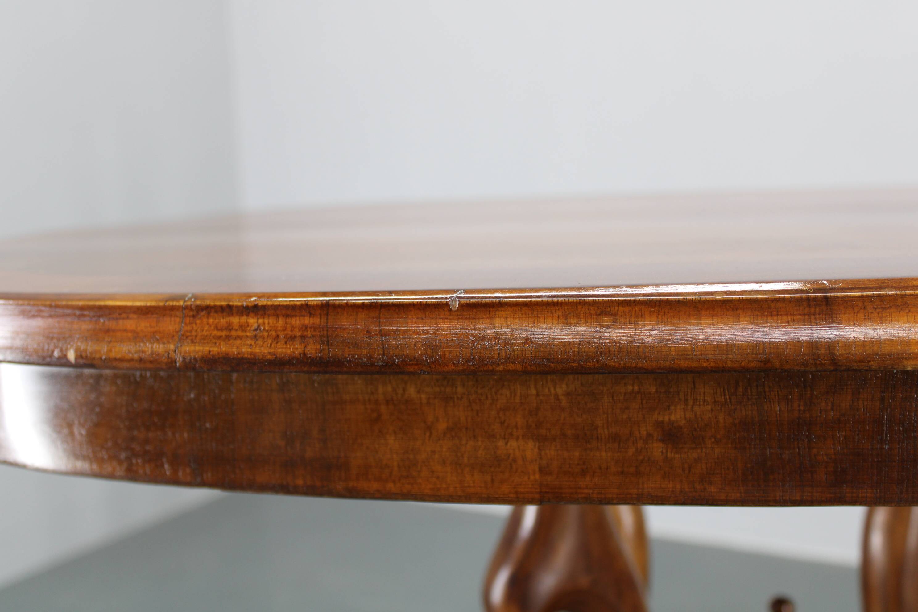 1930s Bentwood Table with Walnut Top Finish, Czechoslovakia