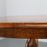 1930s Bentwood Table with Walnut Top Finish, Czechoslovakia
