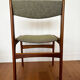 Lot of 4 1960s Scandinavian style chairs.