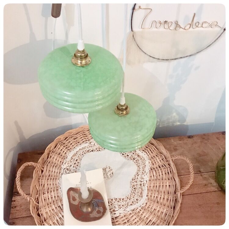 Paire de baladeuses vintage