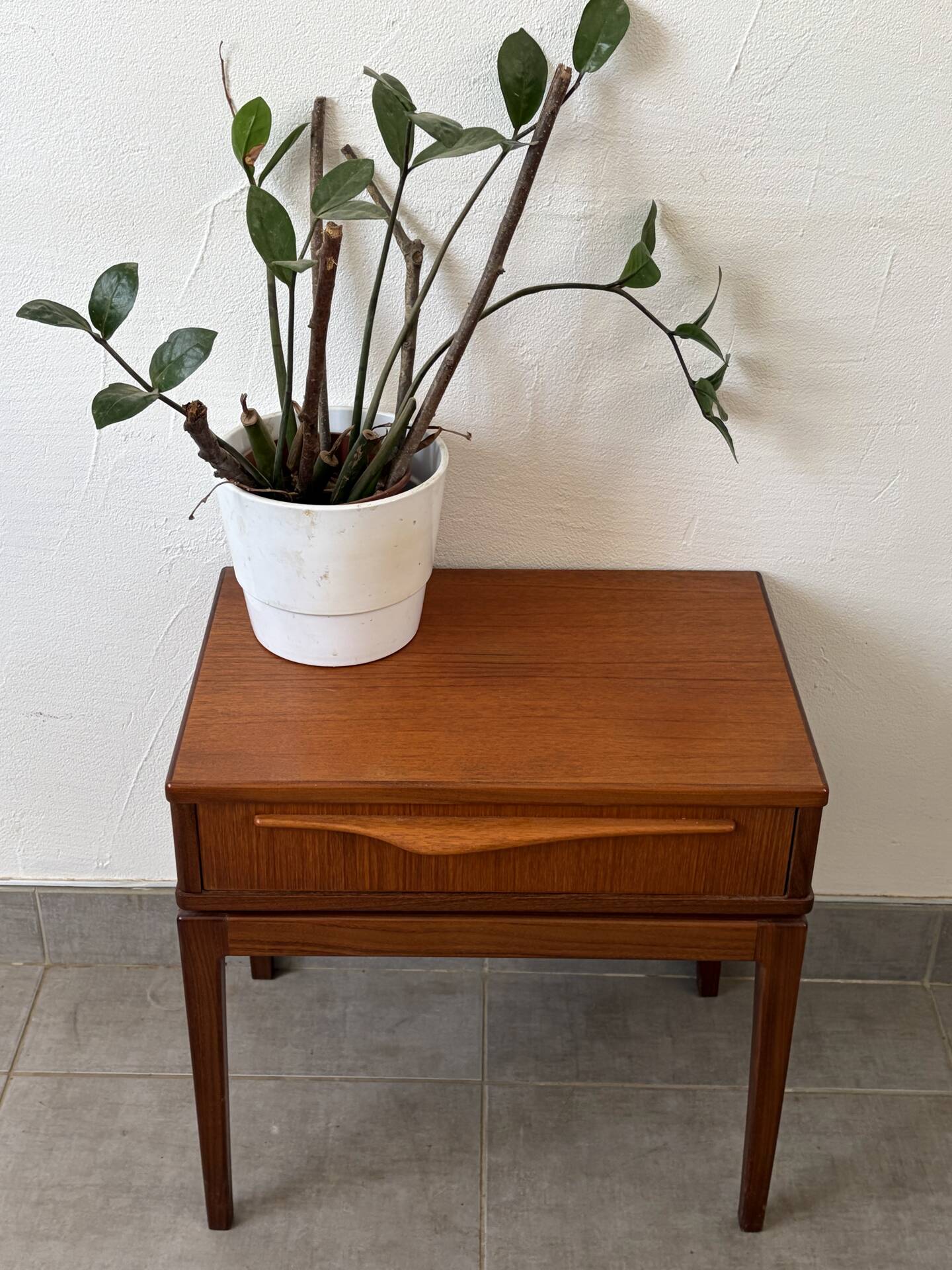 Vintage bedside table from the 1960s.