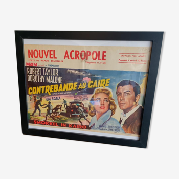 Affiche de cinéma vintage Contrebande au Caire