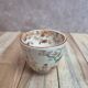 Antique ironstone cup from Sarreguemines, Kyoto polychrome model.