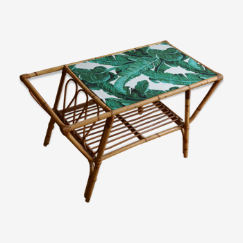 Rattan coffee table