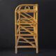 Commode vintage en rotin et bambou