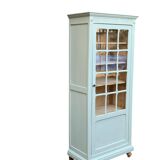 Antique celadon glass Parisian wardrobe H162