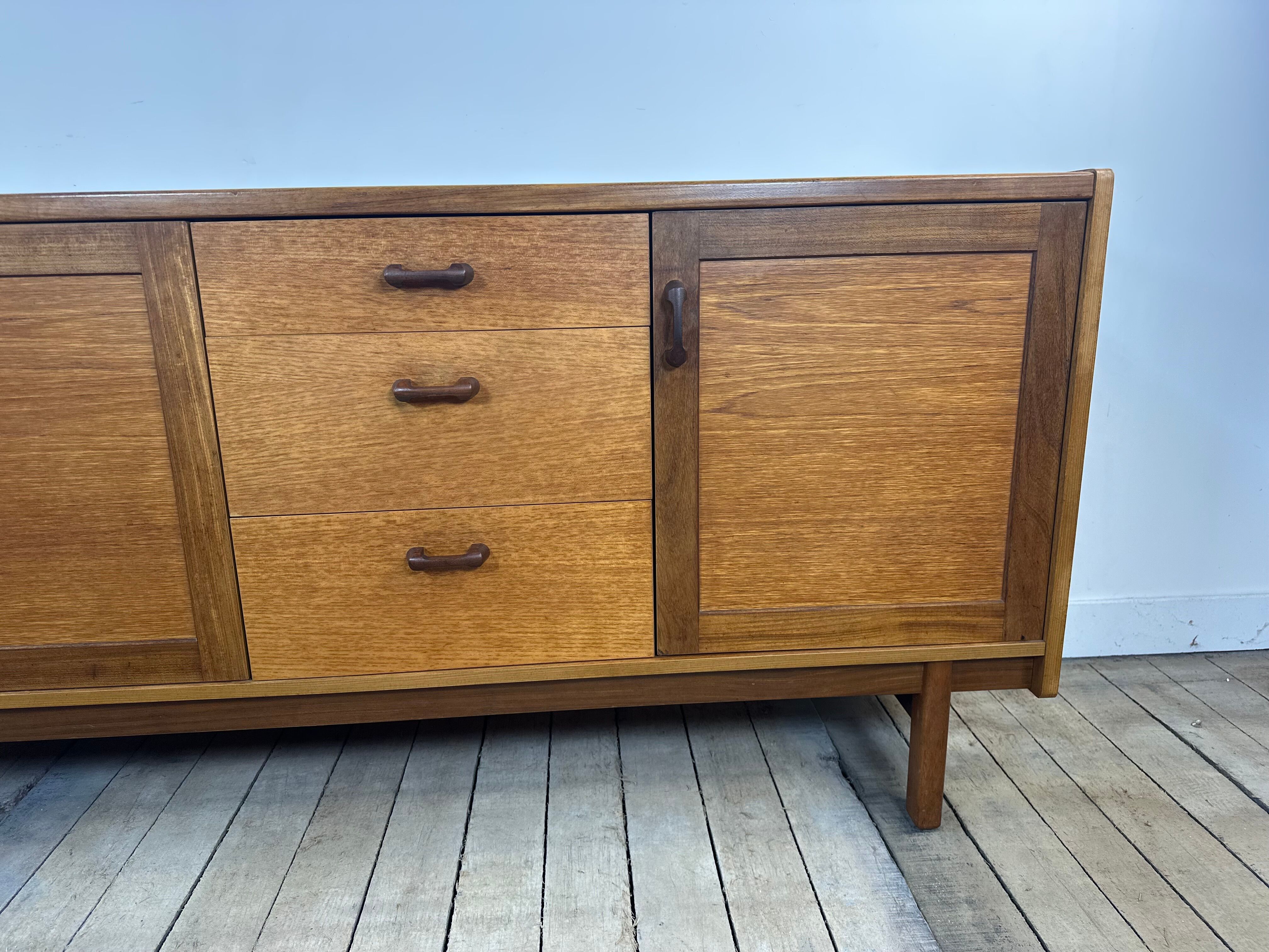 Vintage Scandinavian teak sideboard 1970s