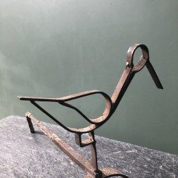 Pair of chenets "The birds"