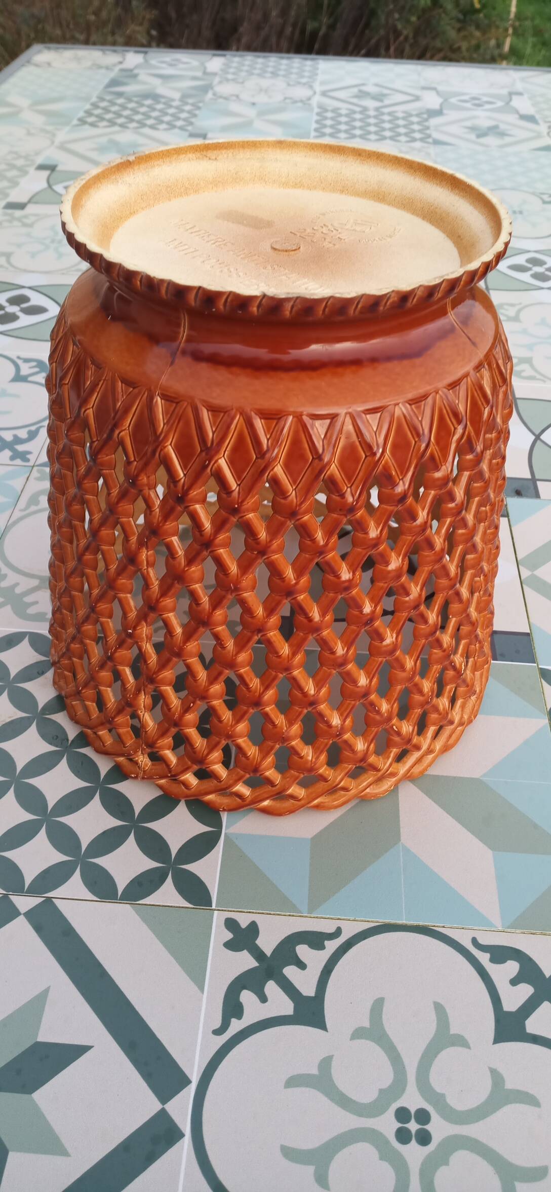 Syla vintage plant pot