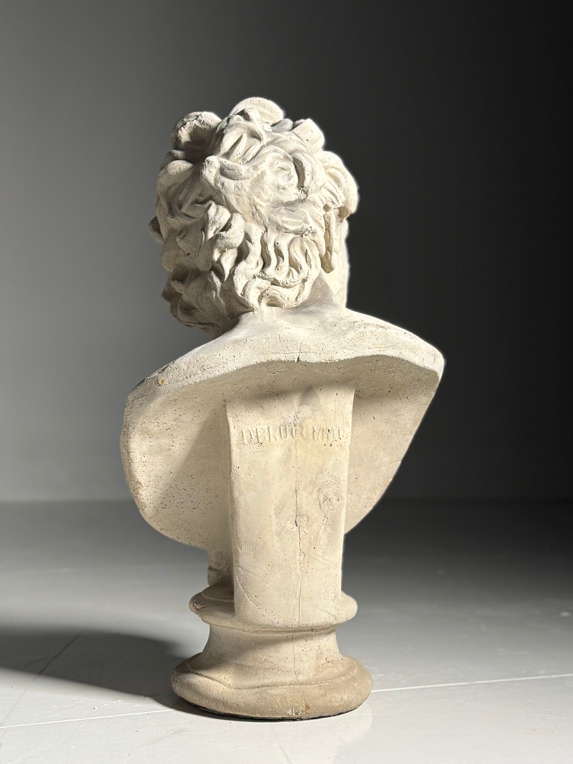 Concrete bust companion of Odysseus
