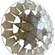 Lustre / lampe murale vintage coquille capiz