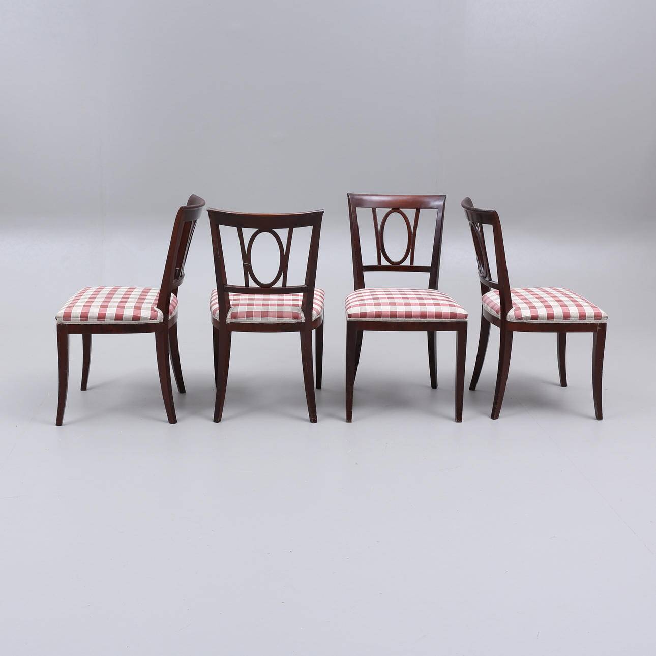 Chaise classique 1960 suède
