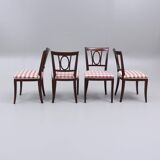 Chaise classique 1960 suède