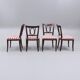 Chaise classique 1960 suède
