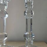 Pair of crystal candlesticks