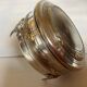 Antique silver-plated tripod box in the Louis XVI style.