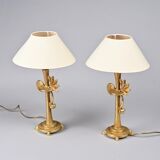 Pair of table lamps by De Waël, France, circa 2000.
