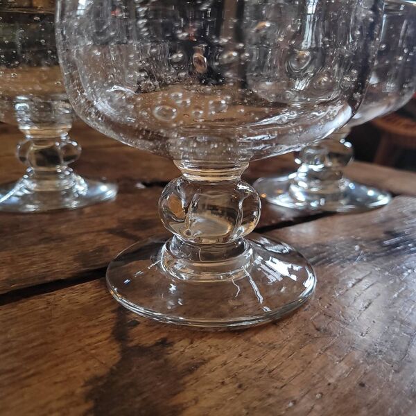 Coupes en Verre Soufflé Bullé - La Rochère -
