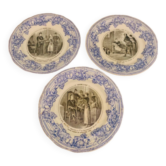 Porcelain plates