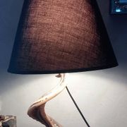 Lampe de salon brutaliste corne de Belier 1970