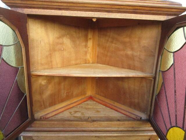 Meuble d'angle/encoignure art-déco