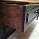 Flat desk Louis Philippe patina walnut nineteenth