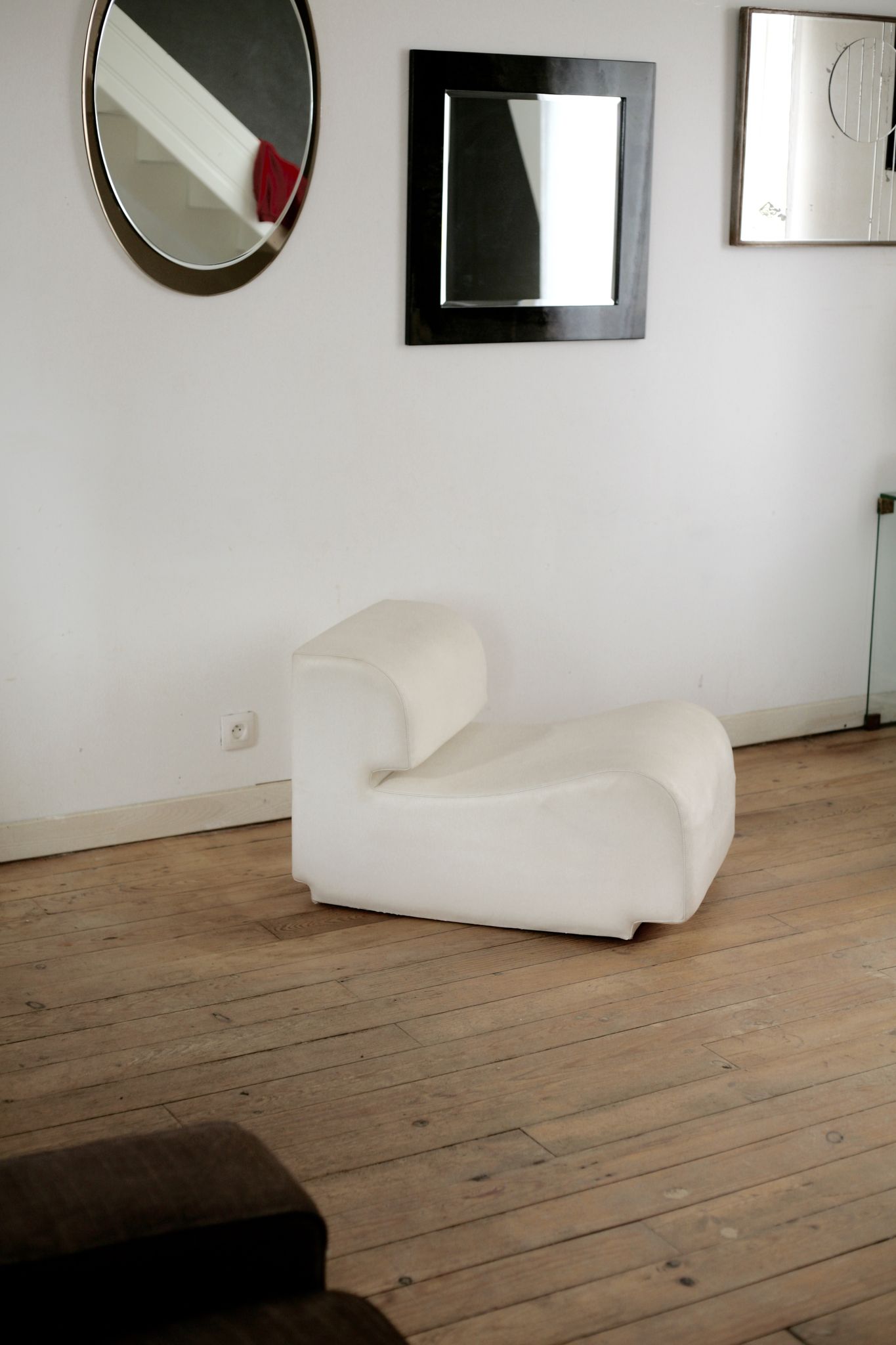 Cini Boeri chair Bobo model Arflex edition International Furniture Broadcast, Italy 1968