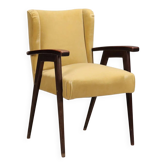 Vintage armchair in fabric, foam and wood, Italian design, 1960s