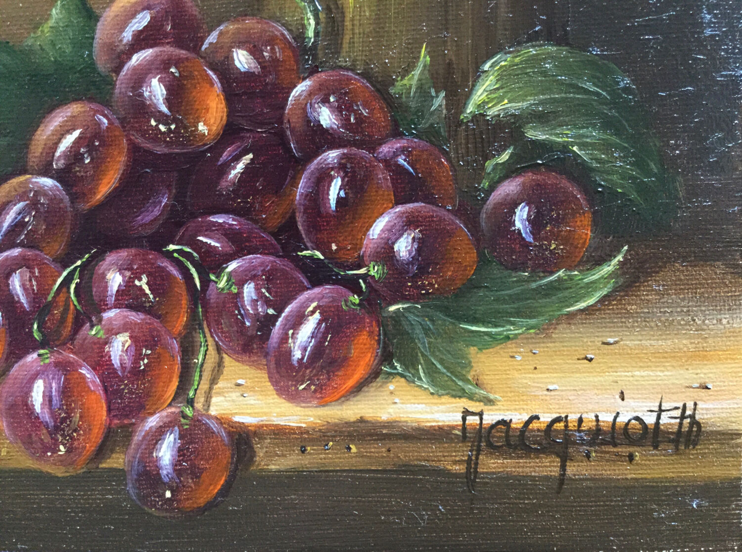 Thierry JACQUIOT (1962). Still Life. Oil on canvas.