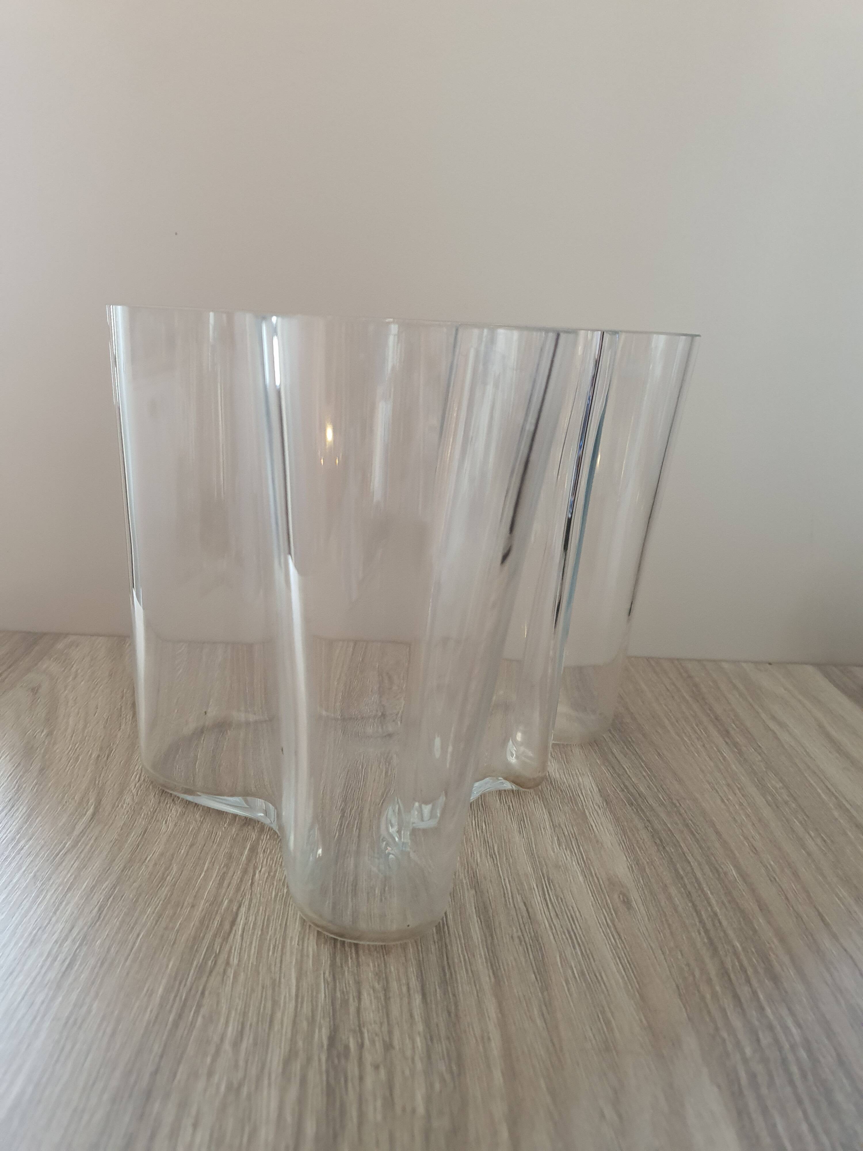 Alvar Aalto transparent vase