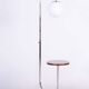 Art Deco Floor Lamp in Chrome attributed to Jindřich Halabala for Up Závody, Czechia, 1930s