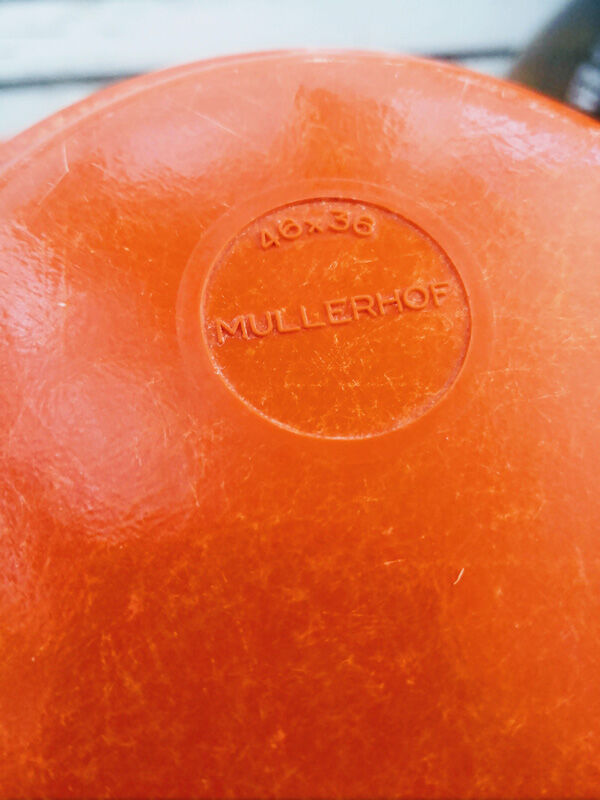 Orange fiberglass top