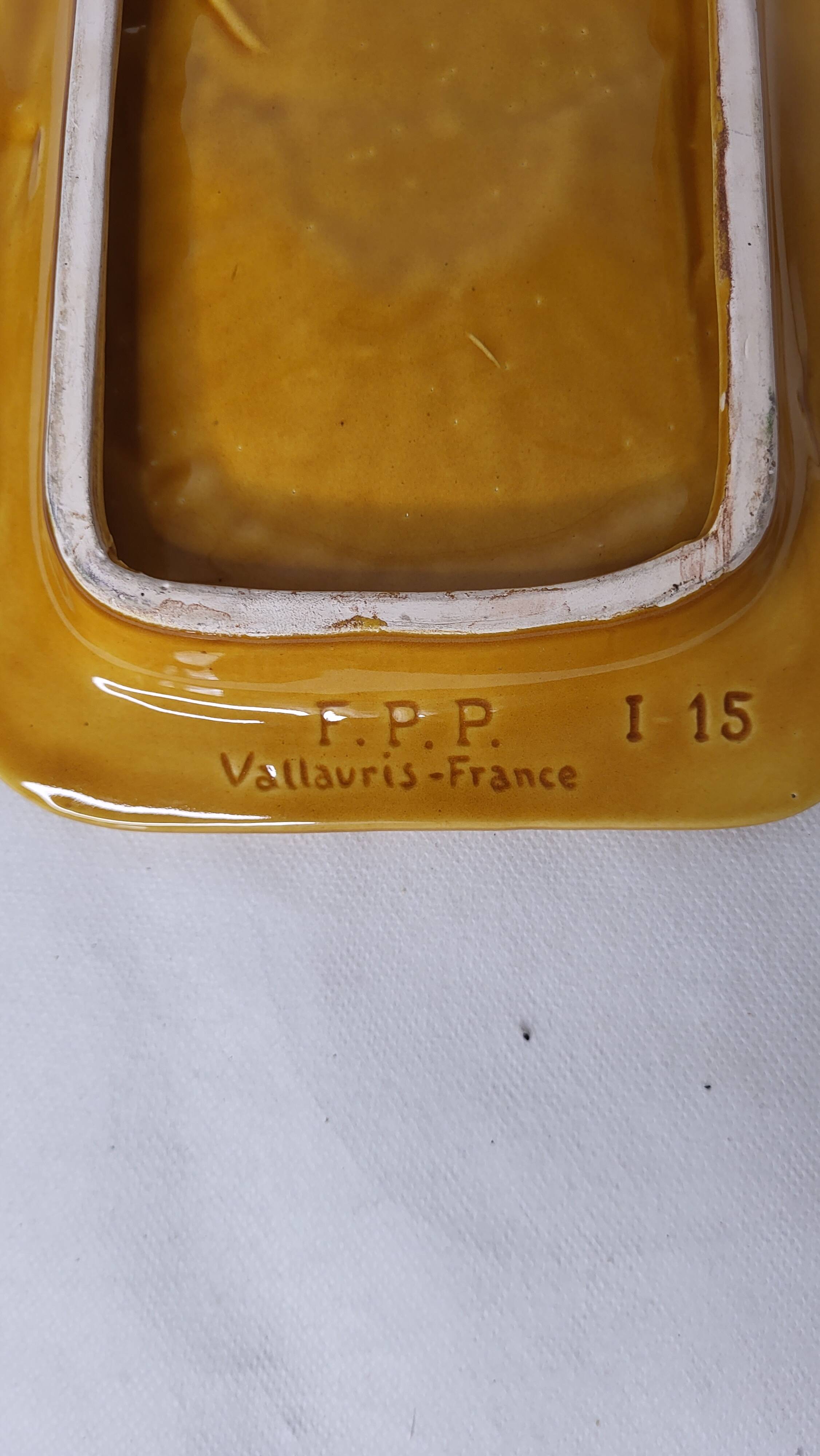 Vallauris ceramic dish