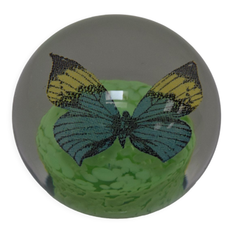 Art Glass Paperweight,Glasswork Novy Bor,1950's.