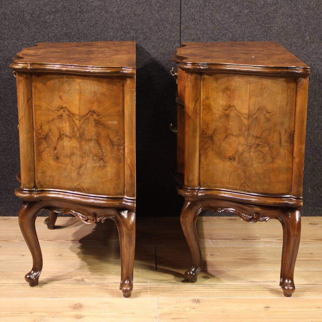 Pair of 20th-century Venetian bedside tables