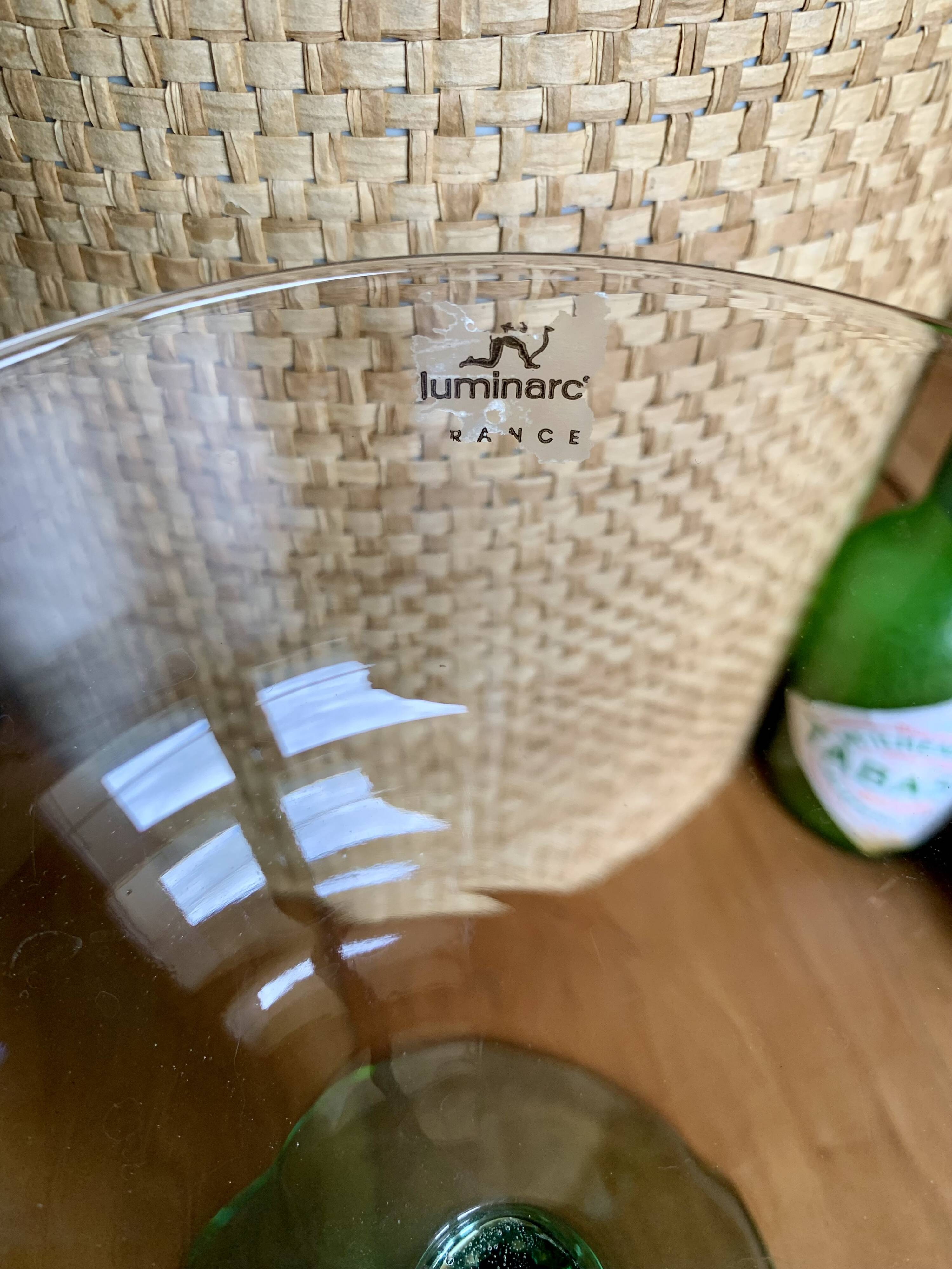 RARE LOT OF 6 LUMINARC “SIESTA” VINTAGE COCKTAIL GLASSES – CACTUS & MEXICAN